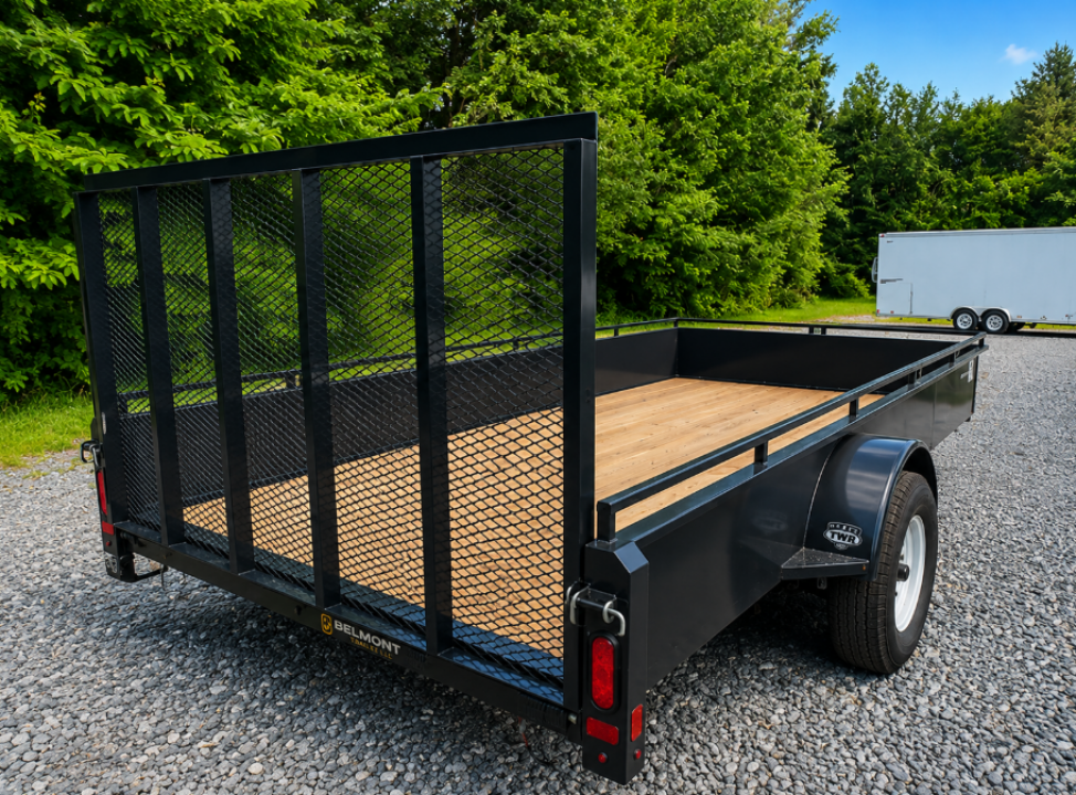 New 2023 Belmont UT614SS Solid Sides Utility Trailer