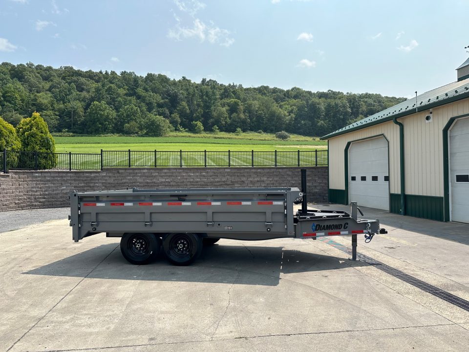 New Diamond C 14' DOD Deckover Dump - Fold Down Sides