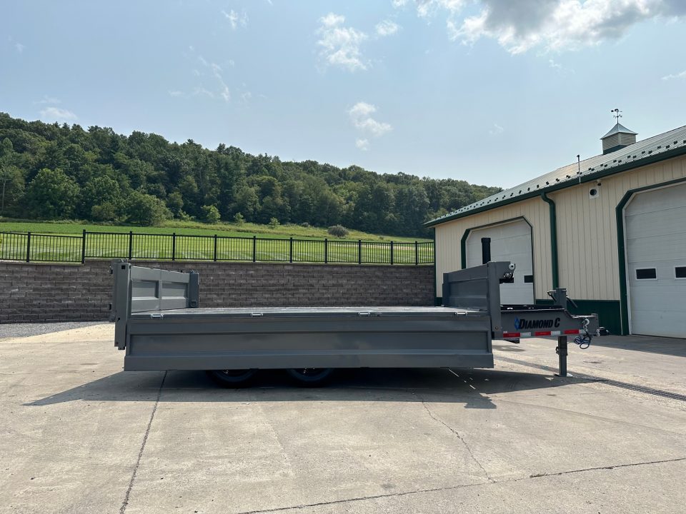 New Diamond C 14' DOD Deckover Dump - Fold Down Sides