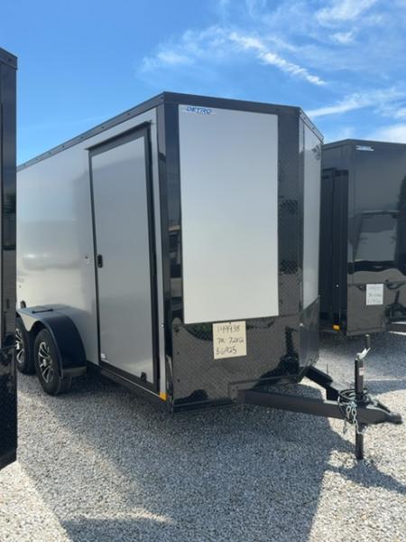New 2026 Impact Trailers 6 x 12 Quake Flat Top V-Nose 7K