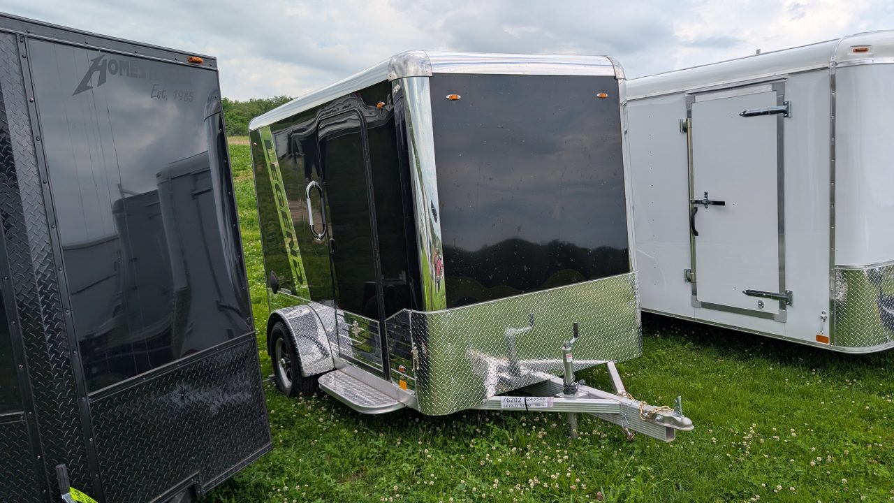 New 2026 LEGEND 6x10 Legend Deluxe Cargo Trailer w/ Ramp Door