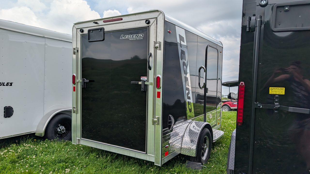 New 2026 LEGEND 6x10 Legend Deluxe Cargo Trailer w/ Ramp Door