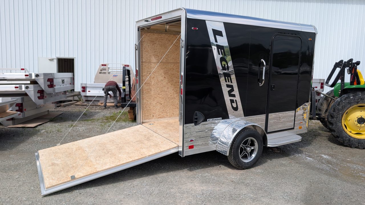 New 2026 LEGEND 6x10 Legend Deluxe Cargo Trailer w/ Ramp Door
