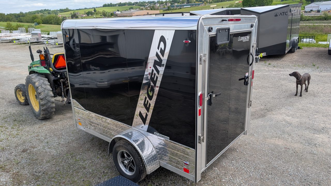 New 2026 LEGEND 6x10 Legend Deluxe Cargo Trailer w/ Ramp Door