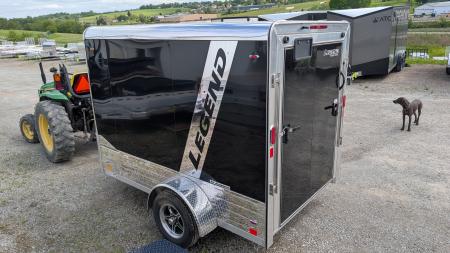 New 2026 LEGEND 6x10 Legend Deluxe Cargo Trailer w/ Ramp Door