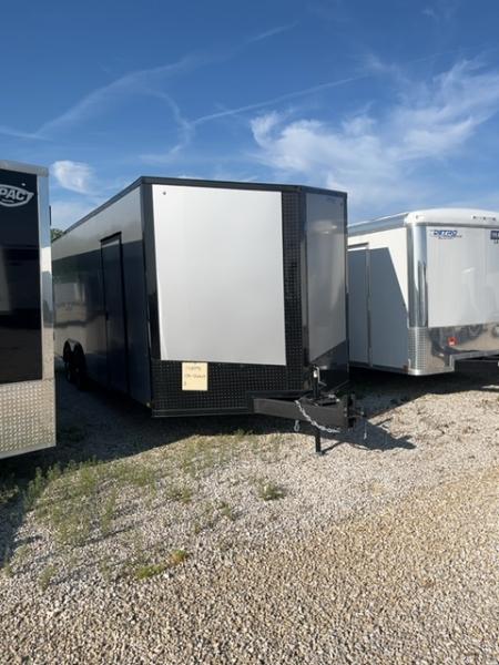 New 2026 Impact Trailers 8.5 x 24 Tremor SE Flat Top Sloped V-Nose Car Hauler 10K
