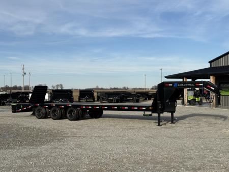 New 2026 Load Trail GP 102X32 GOOSENECK TRIPLE AXLE W/MAX RAMPS AND 14 PLY TIRES 30K GVWR Flatbed Trailer