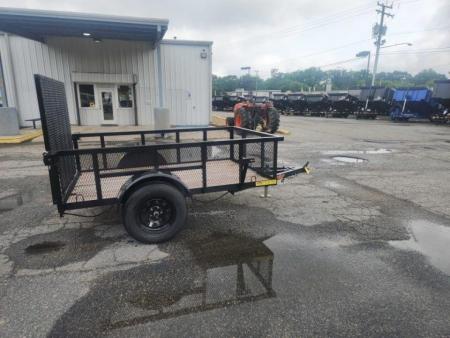 New 2026 Down 2 Earth Trailers 5x8 w/ 2ft Expanded Sides and Gate Utility Trailer