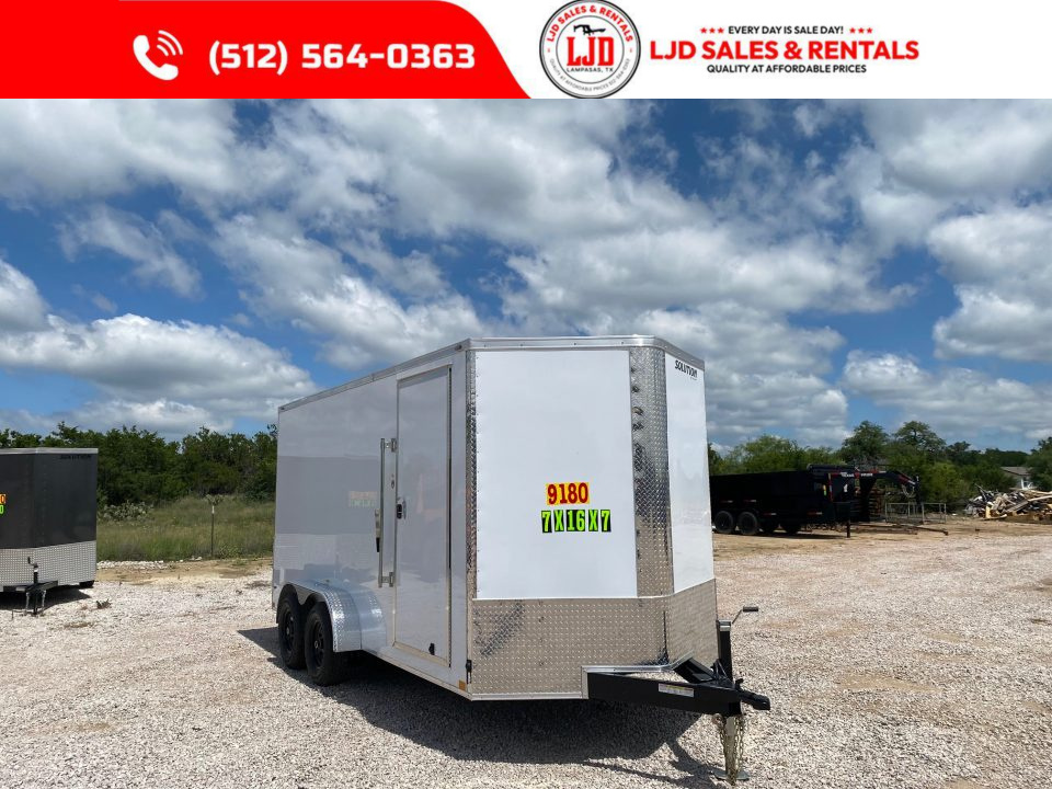 New 2026 Stallion - 7' X 16' X 7' - 9999 GVWR Cargo / Enclosed Trailer