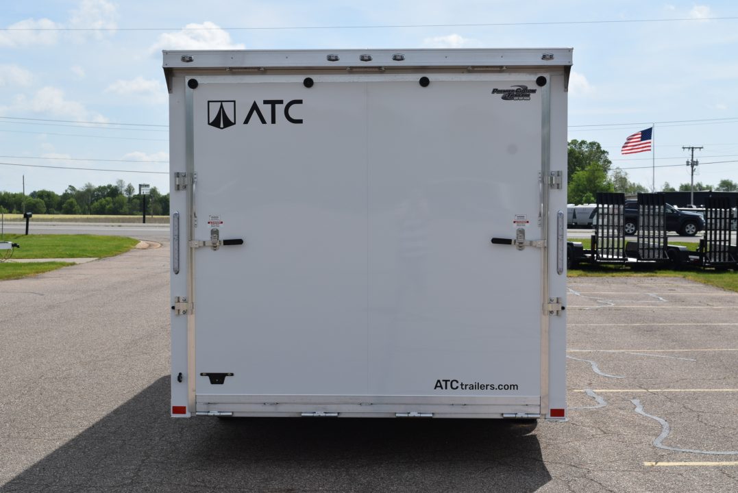 New ATC 8.5x20' ROM 400 CAR HAULER w/ PREMIUM ESCAPE DOOR