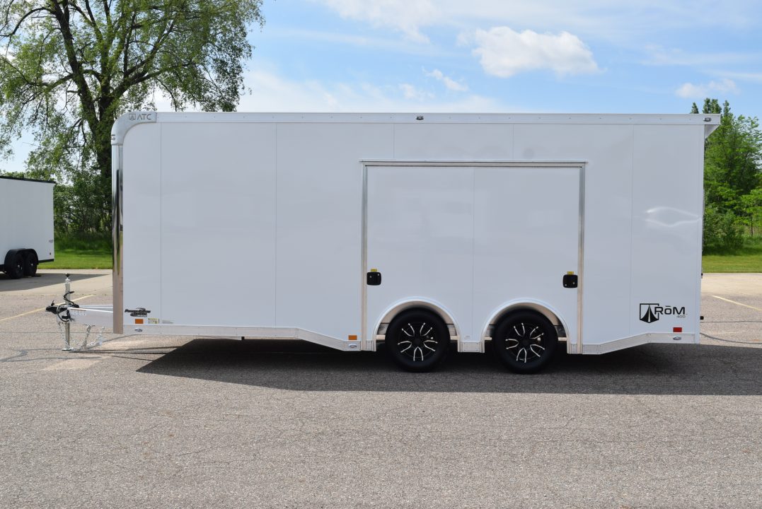 New ATC 8.5x20' ROM 400 CAR HAULER w/ PREMIUM ESCAPE DOOR