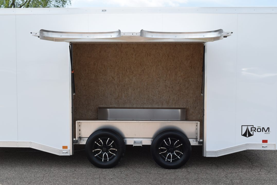New ATC 8.5x20' ROM 400 CAR HAULER w/ PREMIUM ESCAPE DOOR