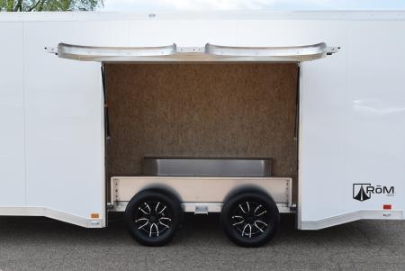 New ATC 8.5x20' ROM 400 CAR HAULER w/ PREMIUM ESCAPE DOOR
