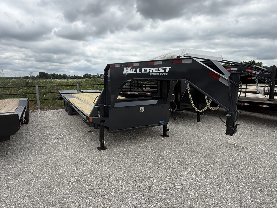 New 2026 Hillcrest Trailers 17.6K 20+5 GN MR Flatbed Trailer