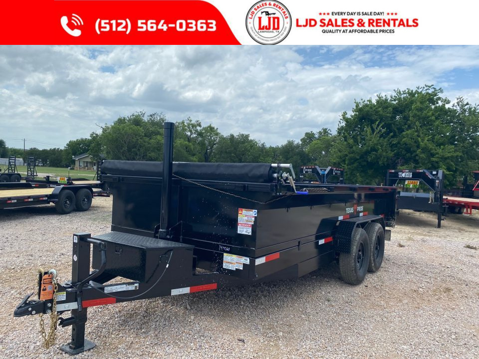 New 2026 Texas Pride Trailers Dump Trailer - 16 x 2 Dump Trailer
