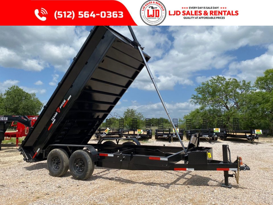 New 2026 Texas Pride Trailers Dump Trailer - 16 x 2 Dump Trailer