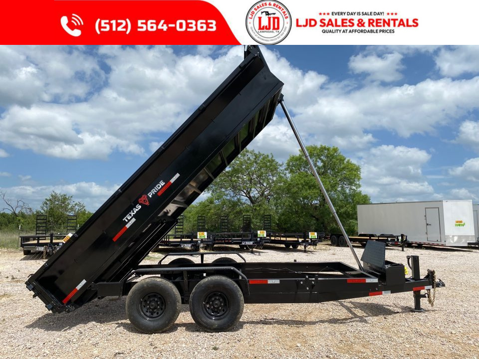 New 2026 Texas Pride Trailers Dump Trailer - 16 x 2 Dump Trailer