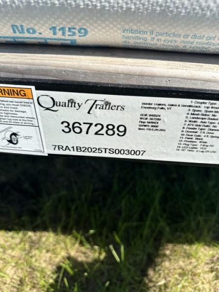 New 2026 Quality Trailers Gen-B Landscape Trailer
