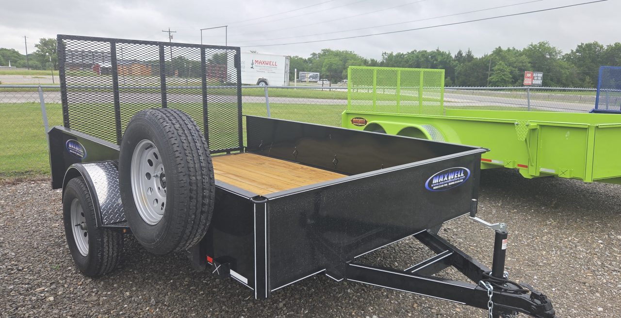 New 2027 Maxwell 77X10 Solid Side Utility Trailer