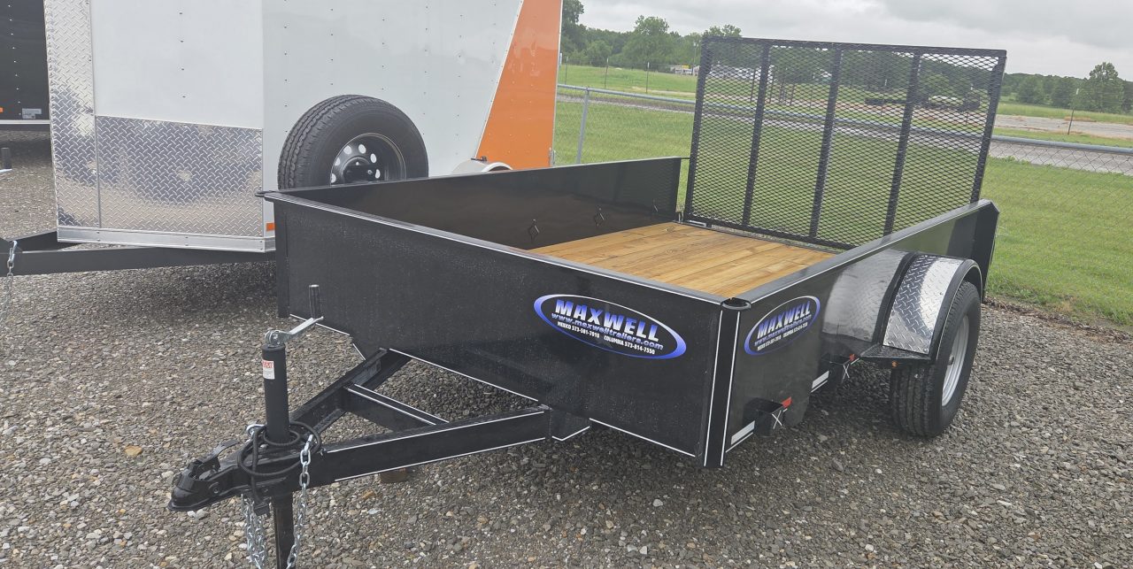 New 2027 Maxwell 77X10 Solid Side Utility Trailer