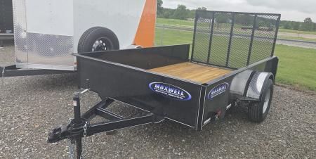 New 2027 Maxwell 77X10 Solid Side Utility Trailer