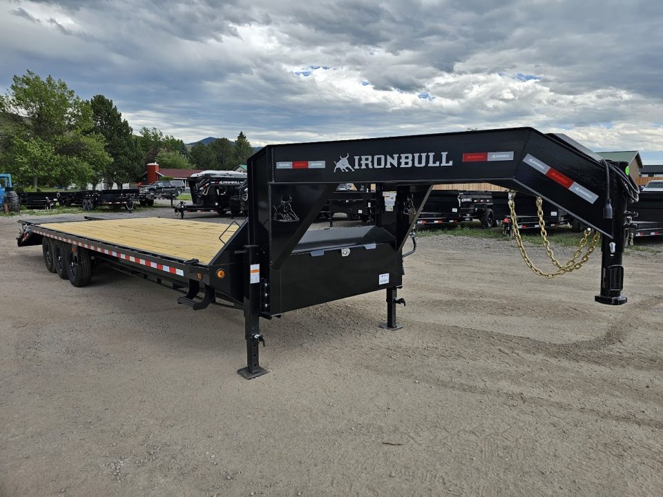 New 2026 Iron Bull 30' 21k Deckover Gooseneck Trailer