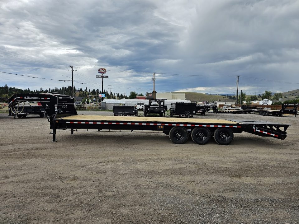 New 2026 Iron Bull 30' 21k Deckover Gooseneck Trailer