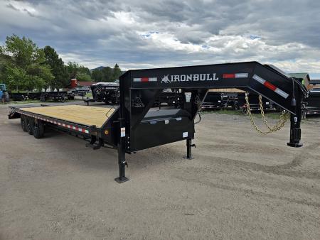 New 2026 Iron Bull 30' 21k Deckover Gooseneck Trailer