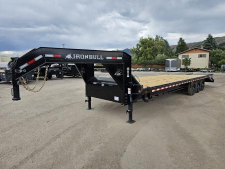 New 2026 Iron Bull 30' 21k Deckover Gooseneck Trailer