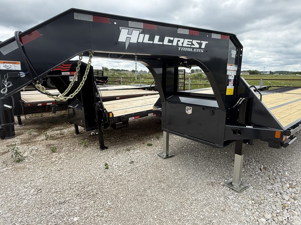 New 2026 Hillcrest Trailers 22.9K 20+12 GN HYD DV Flatbed Trailer
