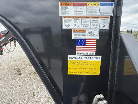 New 2026 Hillcrest Trailers 22.9K 20+12 GN HYD DV Flatbed Trailer