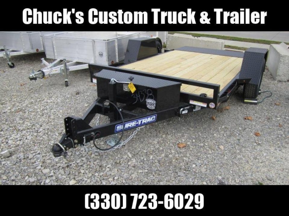 New 2026 Sure-Trac 78 IN x 12 Tilt Bed Equipment 7.8K Tilt Trailer