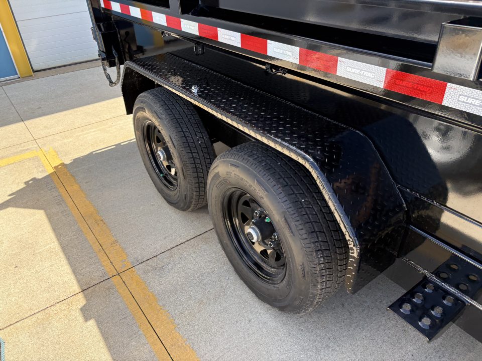 New 2026 Sure-Trac 6'X12' SD DUMP TELESCOPIC Dump Trailer