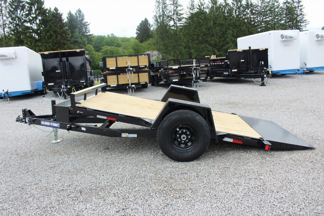 New 2026 Sure-Trac 6' 6" x 12' Gravity Tilt Trailer - 7800# GVW