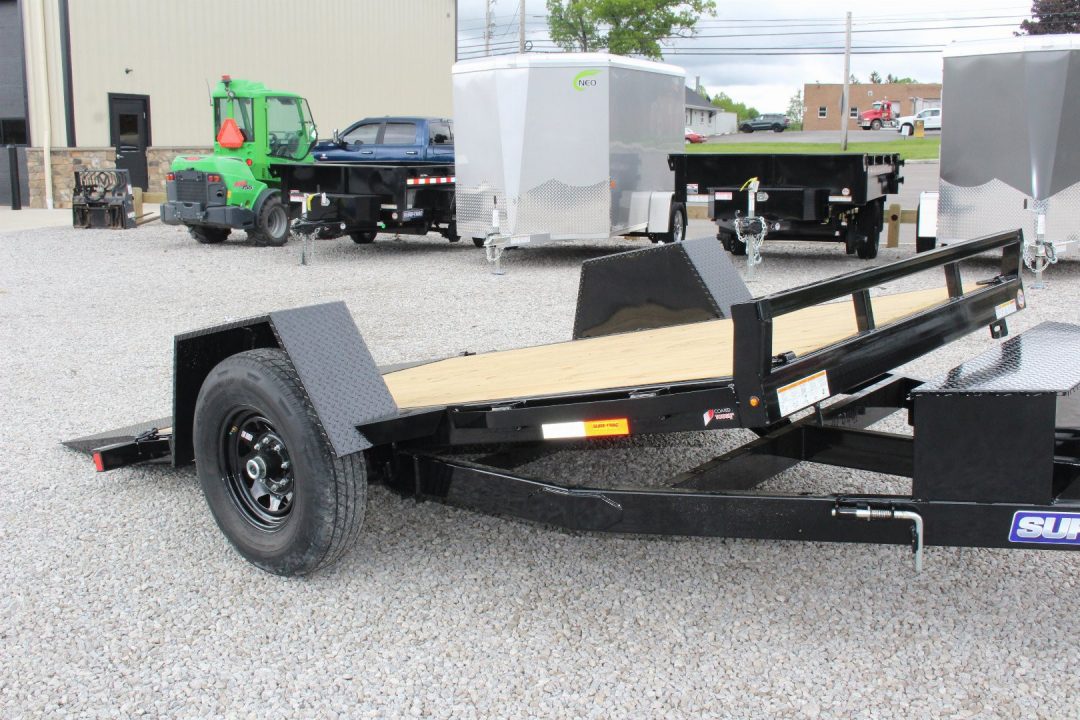 New 2026 Sure-Trac 6' 6" x 12' Gravity Tilt Trailer - 7800# GVW