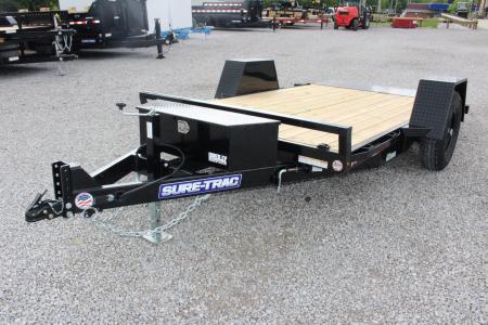 New 2026 Sure-Trac 6' 6  x 12' Gravity Tilt Trailer - 7800# GVW