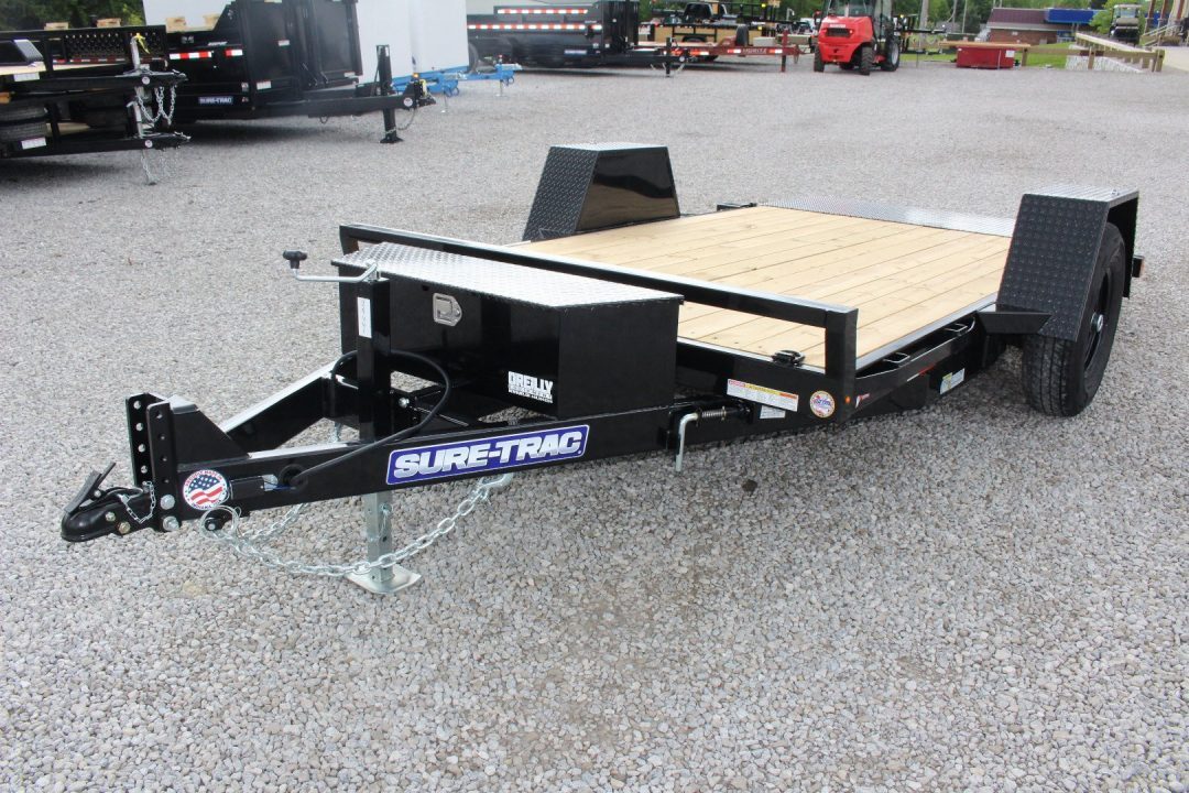 New 2026 Sure-Trac 6' 6" x 12' Gravity Tilt Trailer - 7800# GVW