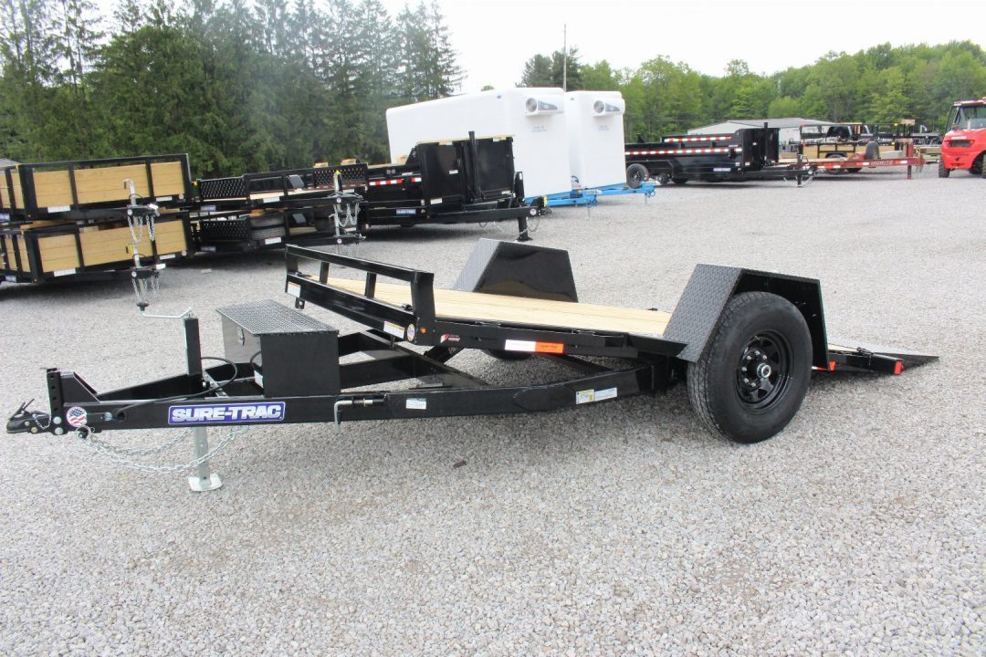 New 2026 Sure-Trac 6' 6" x 12' Gravity Tilt Trailer - 7800# GVW