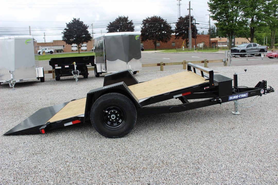 New 2026 Sure-Trac 6' 6" x 12' Gravity Tilt Trailer - 7800# GVW