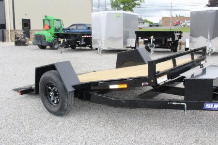 New 2026 Sure-Trac 6' 6" x 12' Gravity Tilt Trailer - 7800# GVW