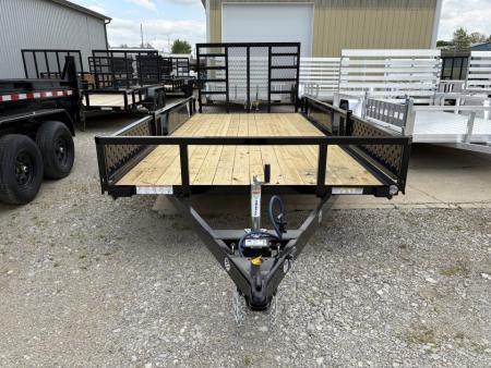 New 2026 Sure-Trac 7 X 16 Tube Top ATV 7K Tandem Utility Trailer