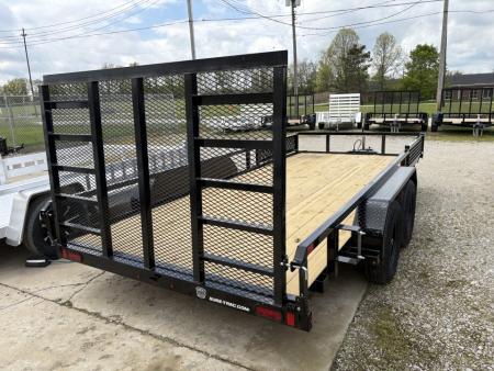 New 2026 Sure-Trac 7 X 16 Tube Top ATV 7K Tandem Utility Trailer