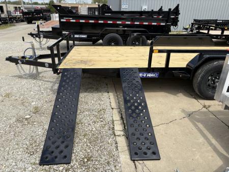 New 2026 Sure-Trac 7 X 16 Tube Top ATV 7K Tandem Utility Trailer