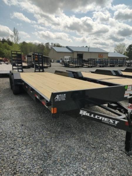 New 2026 Hillcrest Trailers 7'X22' 16K GVW Equipment Trailer