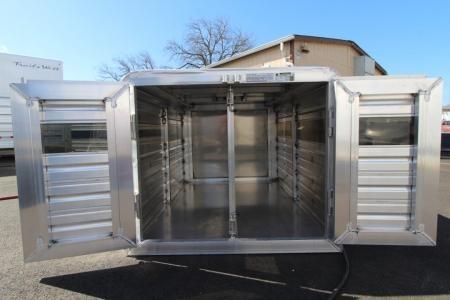 New 2026 Frontier Trailers 4'x6' Livestock Truck Topper - Double Door - Two Compartments -Truck Box (Livestock and Dog)