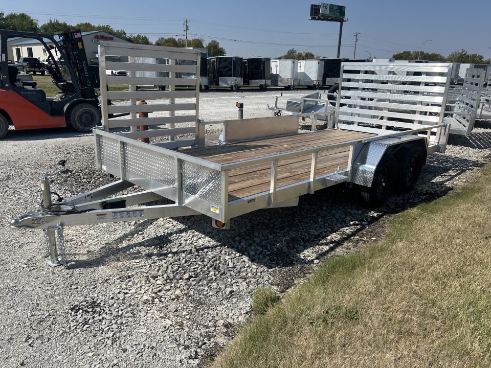 New 2026 Quality Steel and Aluminum 82"x16' Utility Trailer