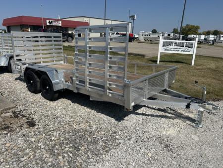 New 2026 Quality Steel and Aluminum 82 x16' Utility Trailer