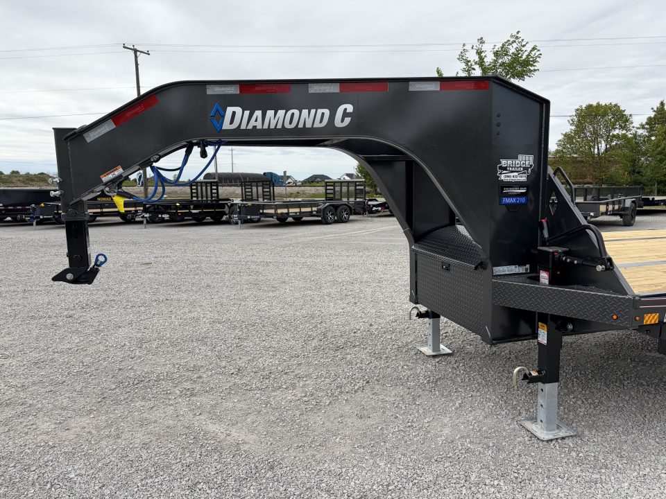 New 2026 Diamond C Trailers FMAX210L32X102MR (27' + 5' X 102") 25K Max Ramp Flatbed Trailer