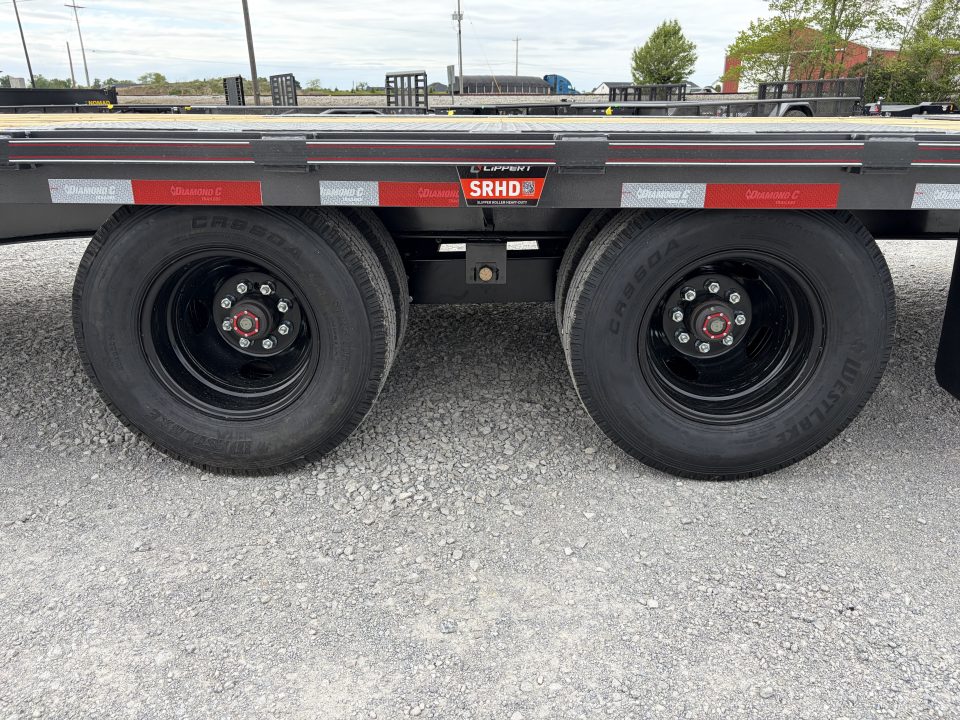 New 2026 Diamond C Trailers FMAX210L32X102MR (27' + 5' X 102") 25K Max Ramp Flatbed Trailer