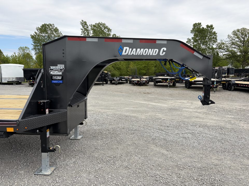 New 2026 Diamond C Trailers FMAX210L32X102MR (27' + 5' X 102") 25K Max Ramp Flatbed Trailer
